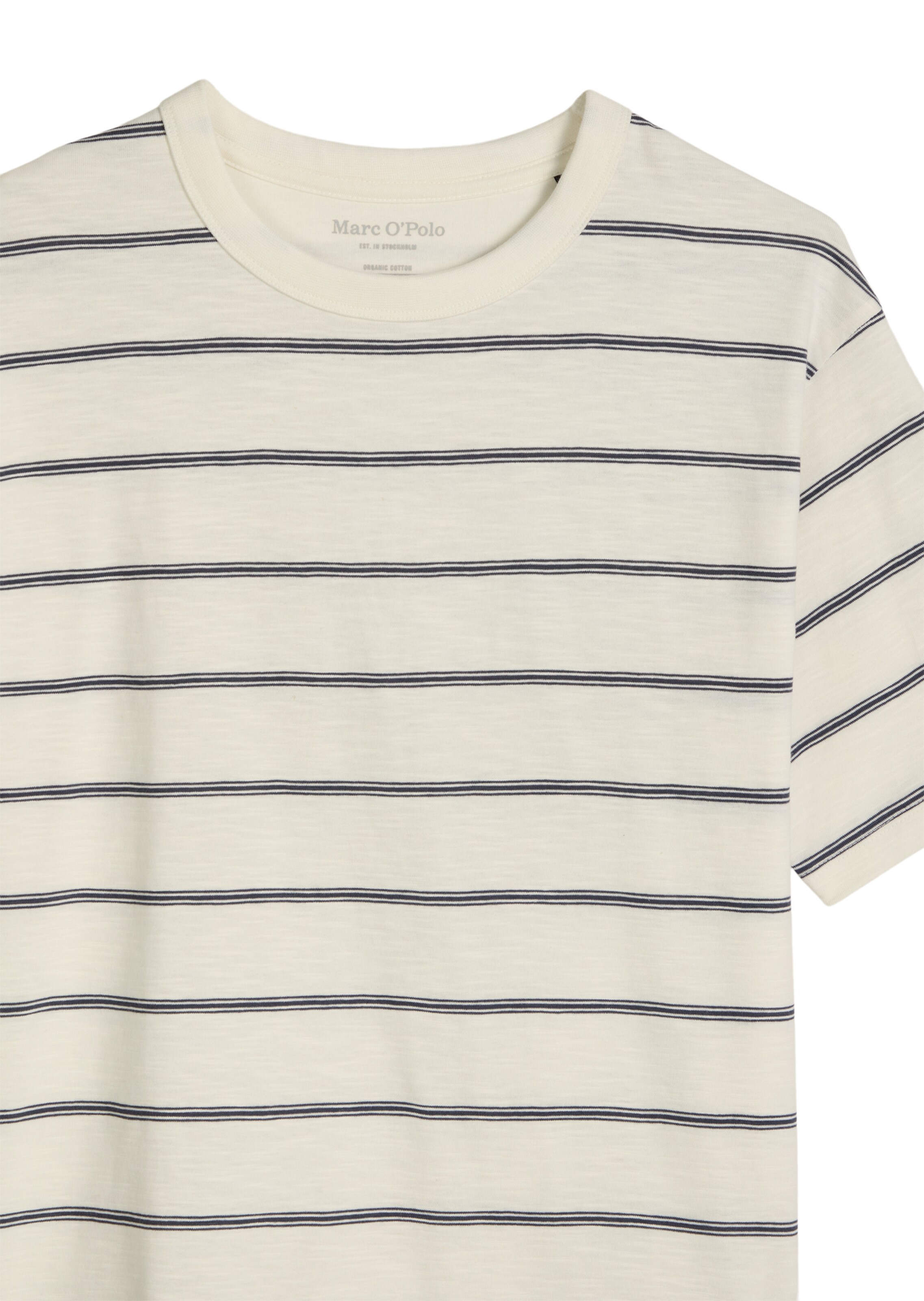 T-Shirt ' aus reiner Bio-Baumwolle ' Marc O'Polo en blanc