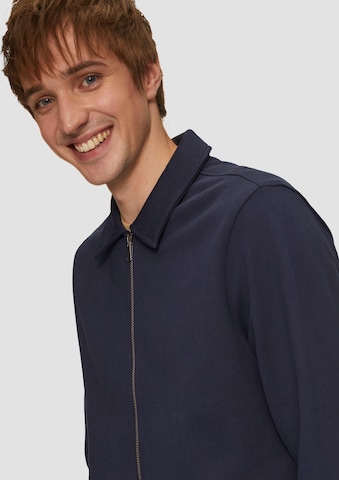 QS Sweatjacke in Blau