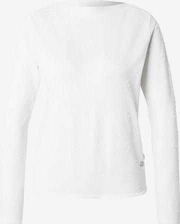 ZABAIONE Pullover 'Gr44ace' in Weiß: Vorderseite