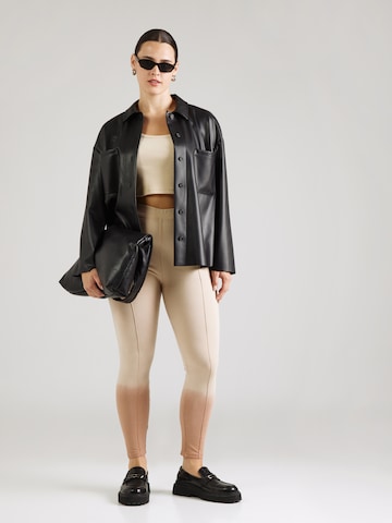Skinny Leggings di Public Desire Curve in beige