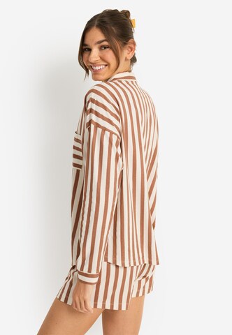 LSCN by LASCANA Szorty w kolorze brązowy