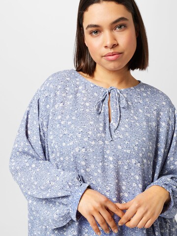 ONLY Carmakoma Blouse 'PHILINA' in Blauw