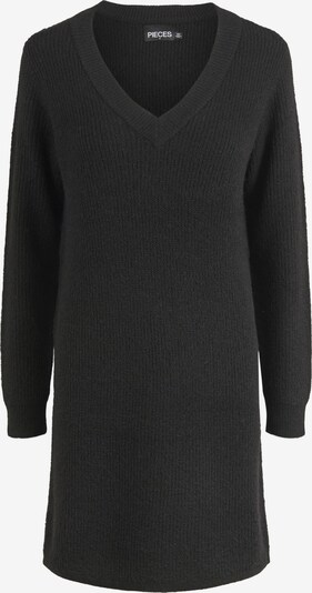 Rochie tricotat 'Ellen' PIECES pe negru, Vizualizare produs