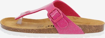 Palado T-Bar Sandals 'Kos Orion' in Pink