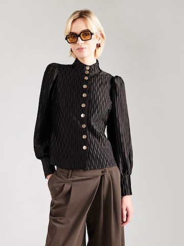 YAS Blouse 'YASRIPPLE' in Black: front