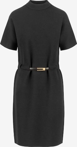 APART Strickkleid in Schwarz: Vorderseite