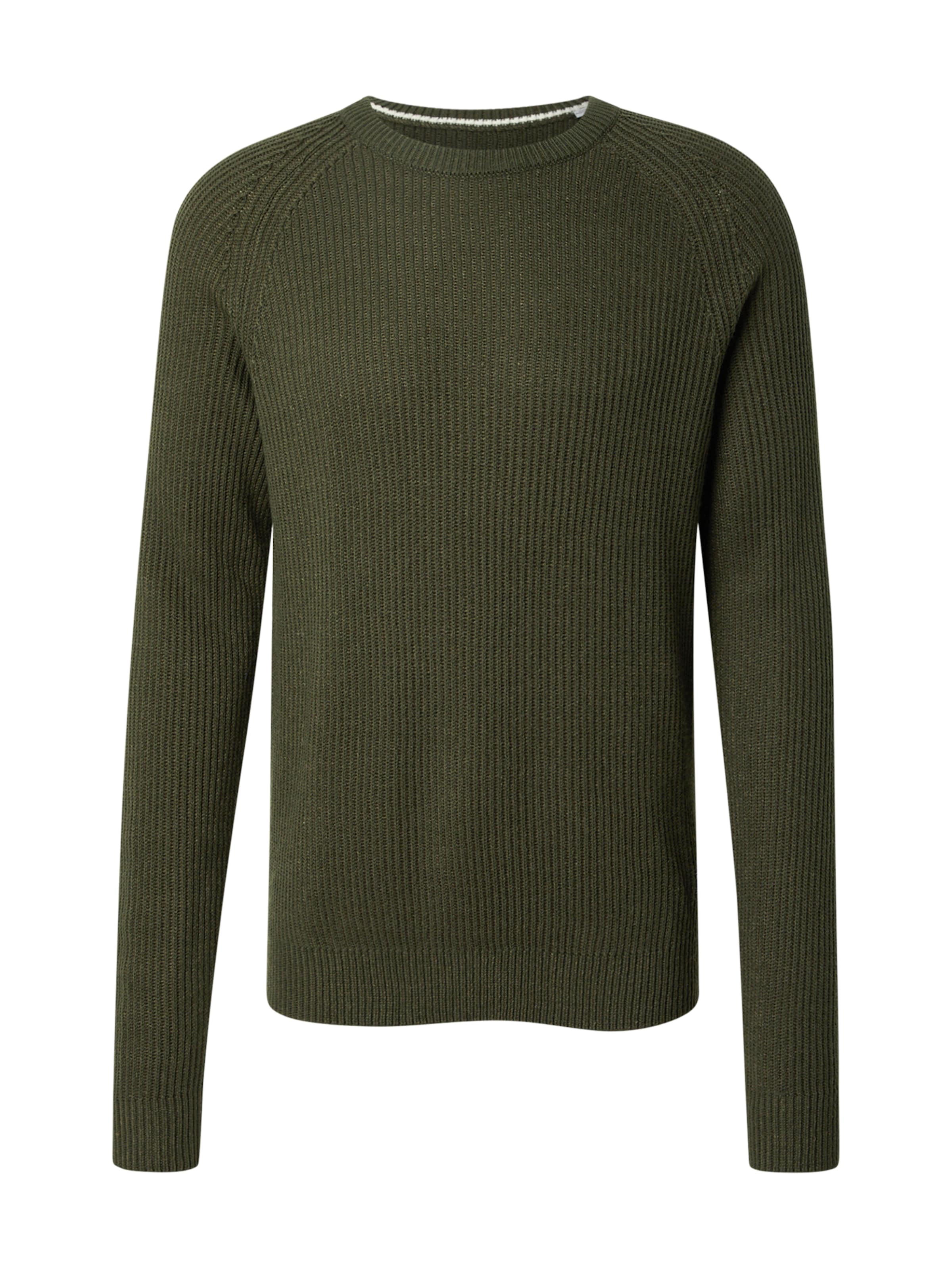 JACK & JONES Sweater 'JJPannel' in Green: front