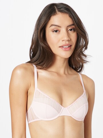 T-shirt Reggiseno di PASSIONATA in rosa: frontale