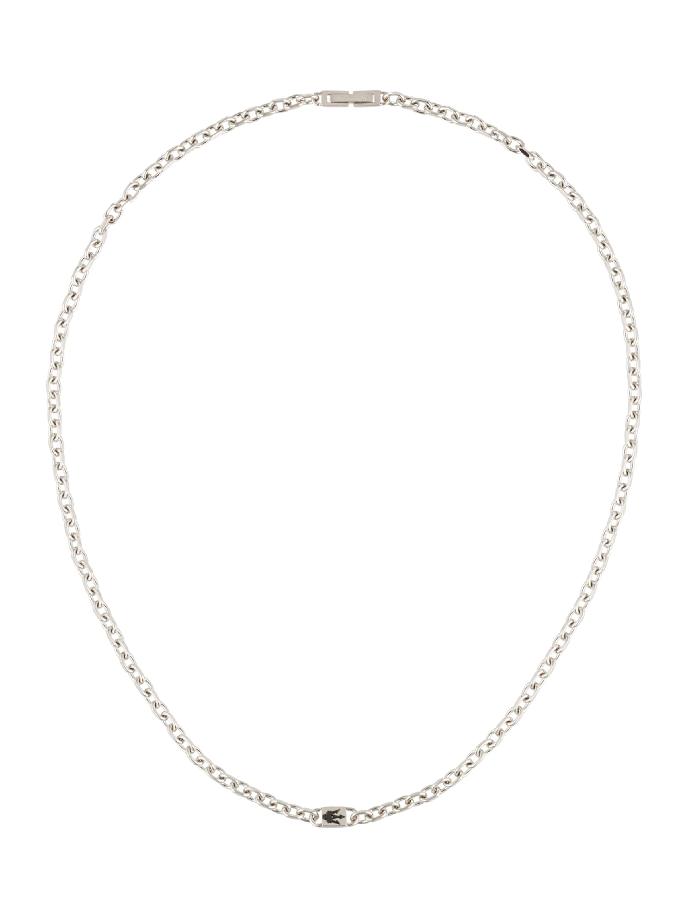 Maserati Necklace in Silver: front