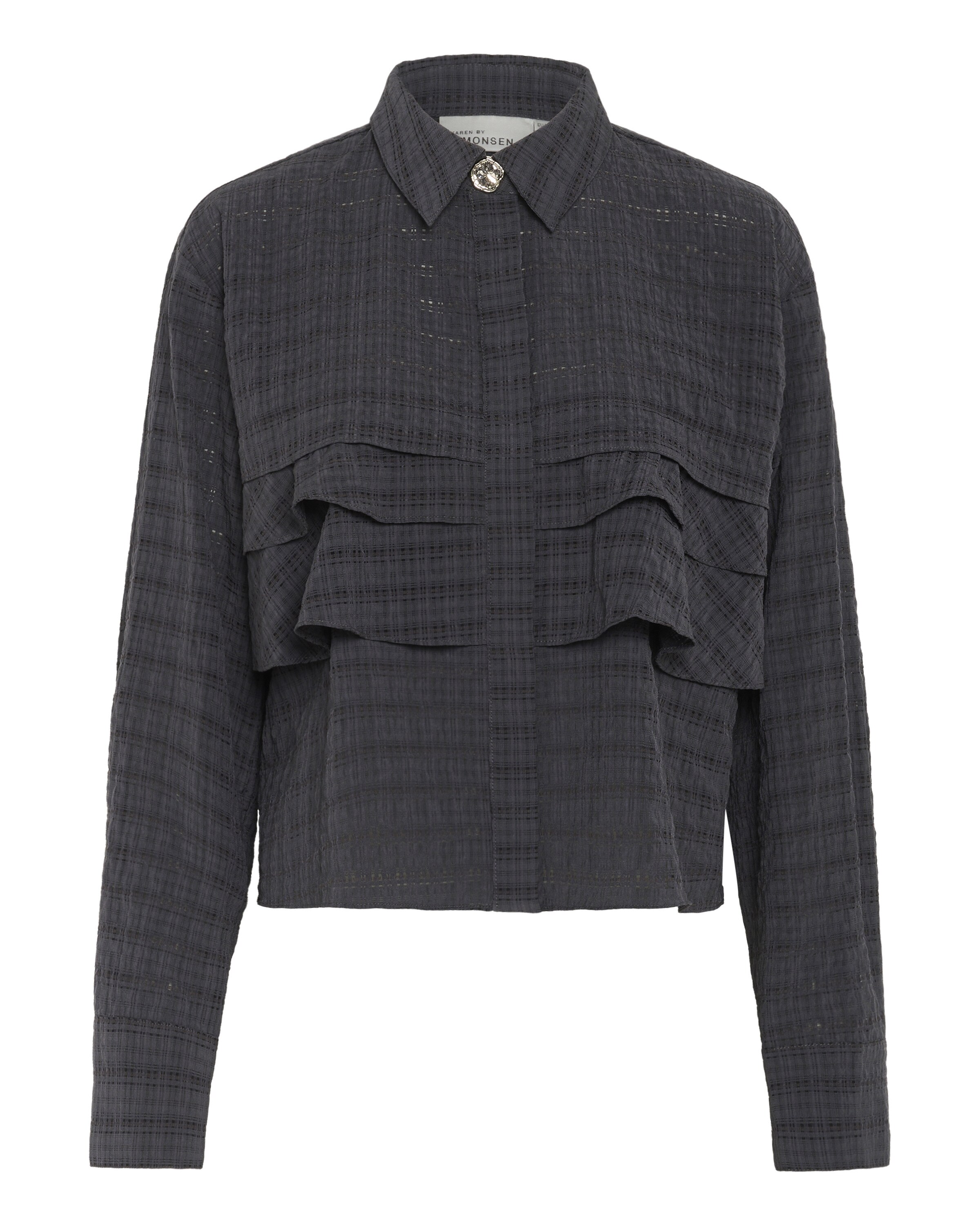 Chemisier 'Ayo Nilla' KAREN BY SIMONSEN en gris : devant