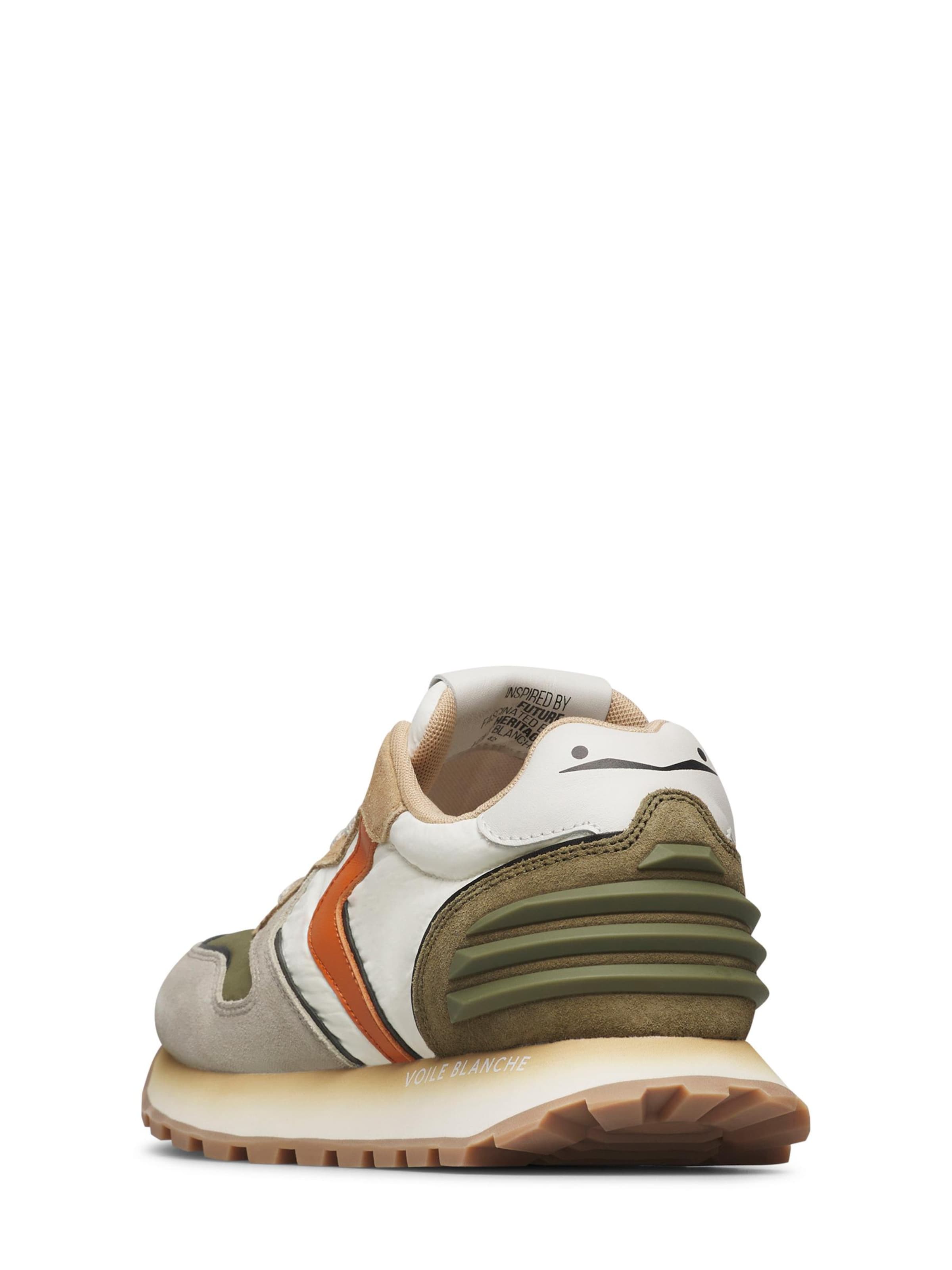 Voile blanche Sneakers laag 'PARIS POWER MAN.' in Groen
