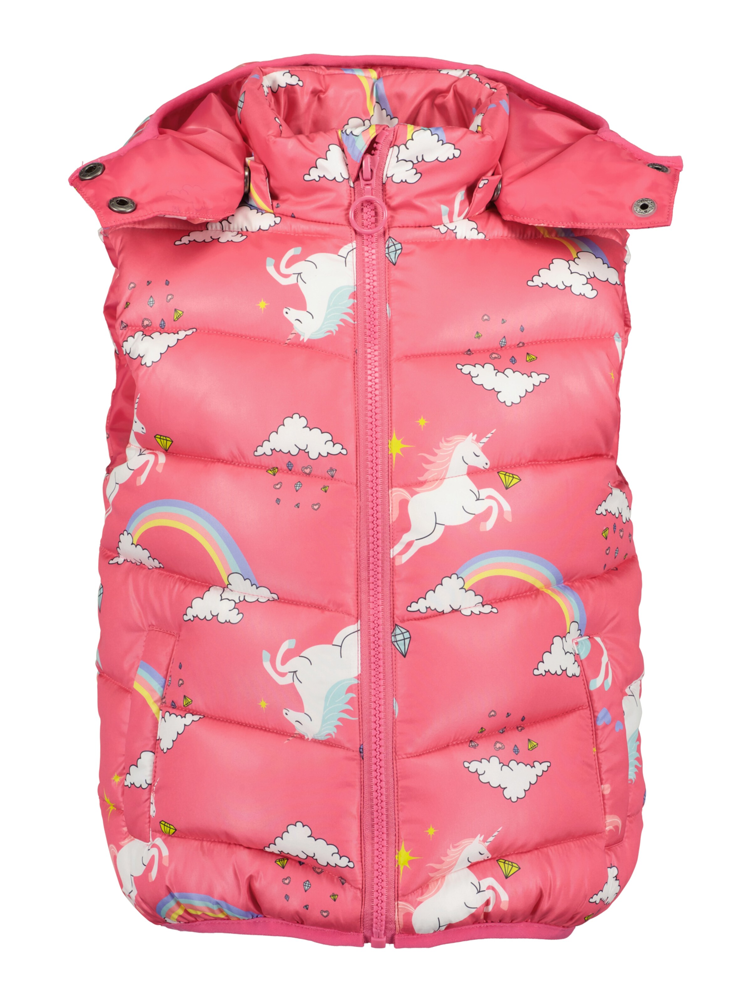 BLUE SEVEN Жилетка в Ярко-розовый: спереди