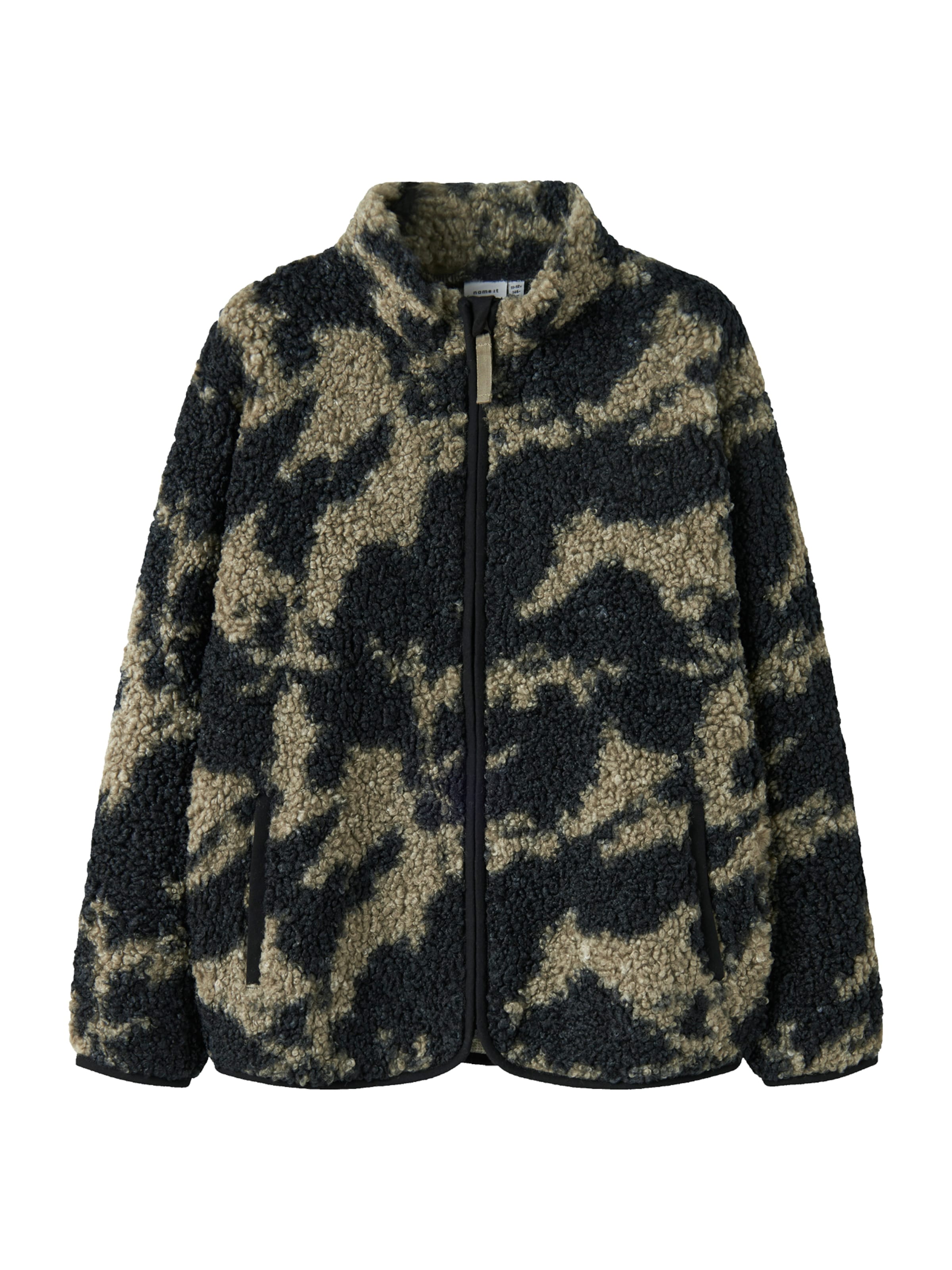 NAME IT Cardigan 'NKMOZIAS' i grøn: forside