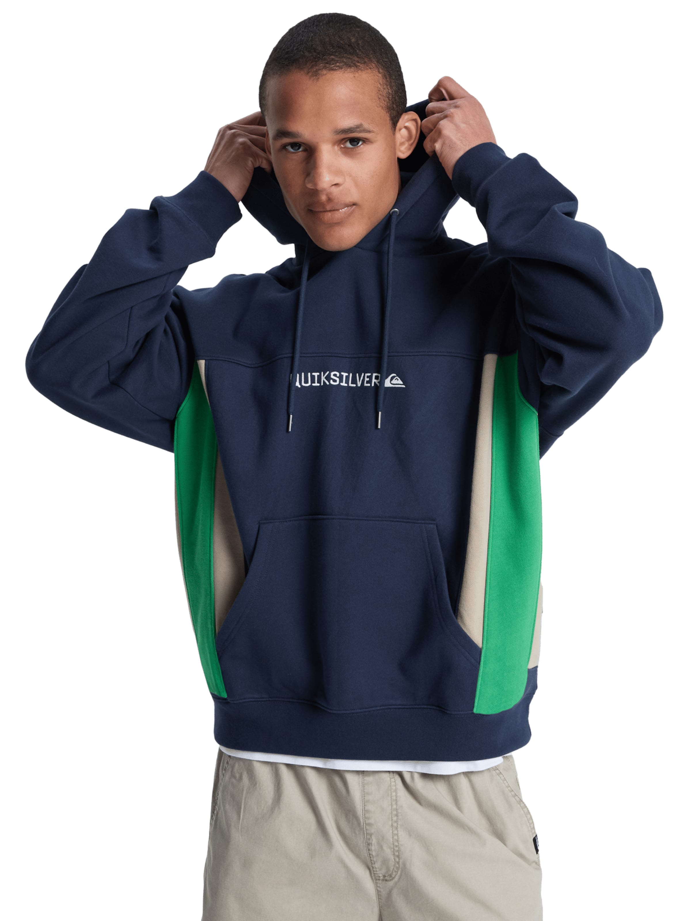QUIKSILVER Sweatshirt in Blau: Vorderseite