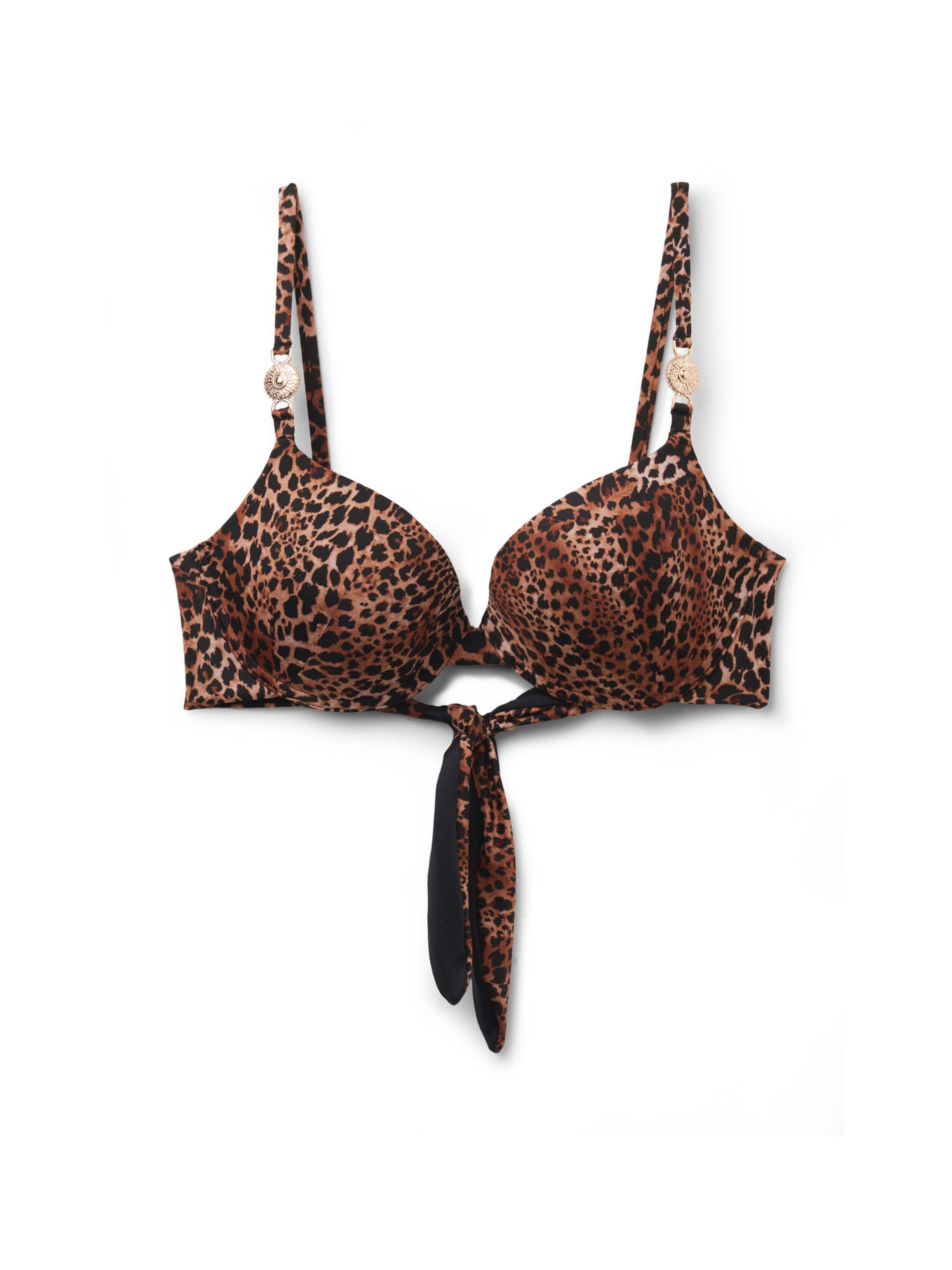 Tezenis Classic Bikini Top 'Savage Sun' in Brown: front