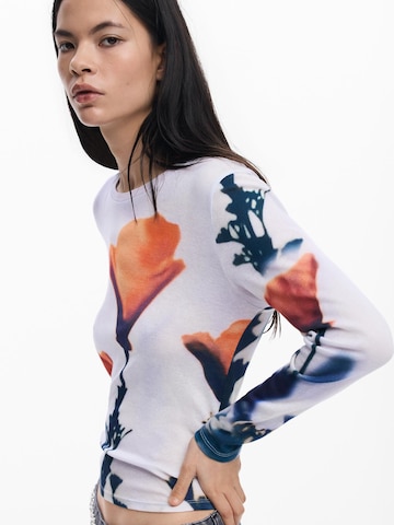 Desigual Μπλουζάκι 'Poppy' σε λευκό
