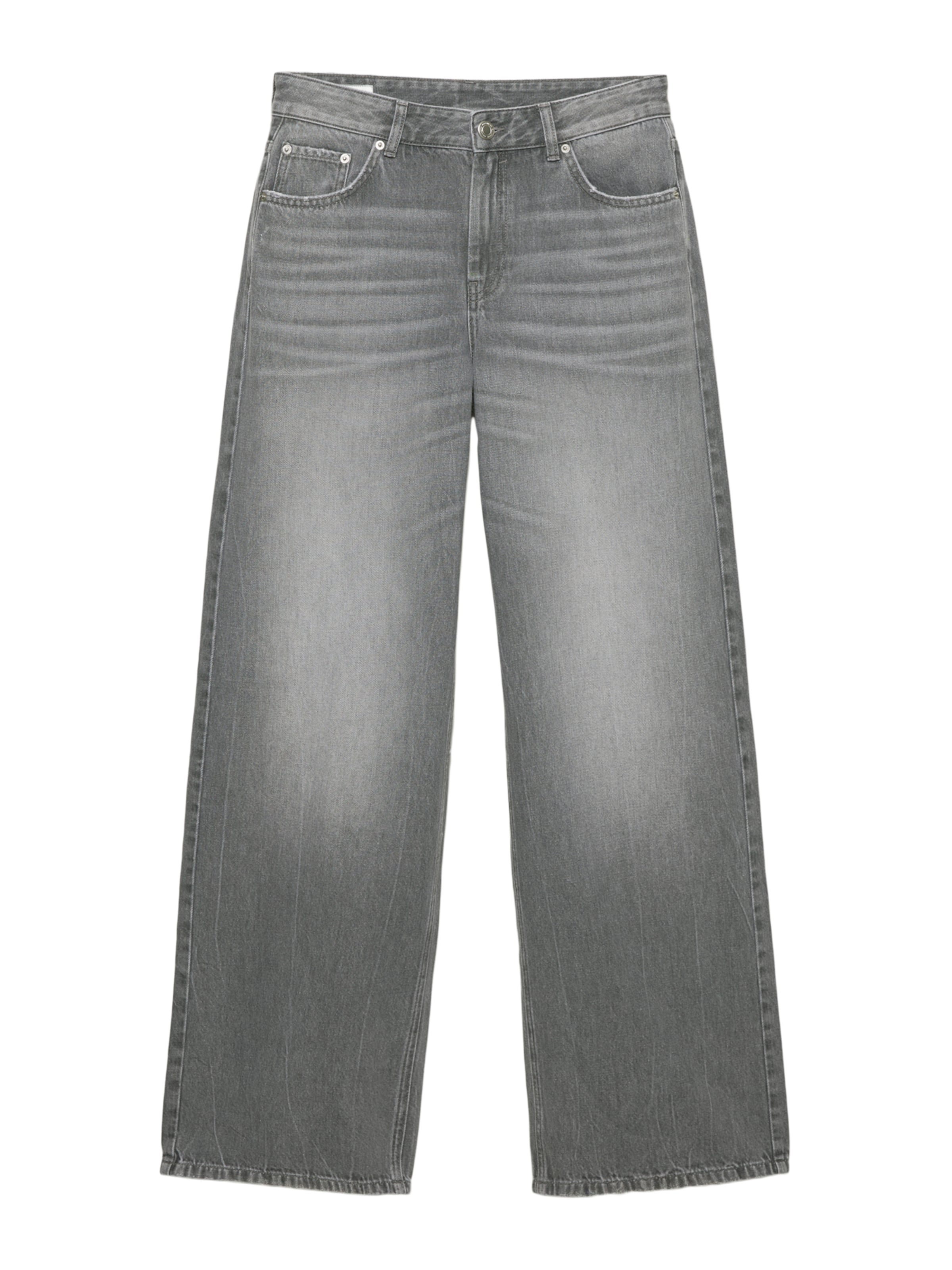Pull&Bear Baggy Jeans in Grey: front