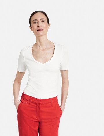 GERRY WEBER Shirt in Wit: voorkant