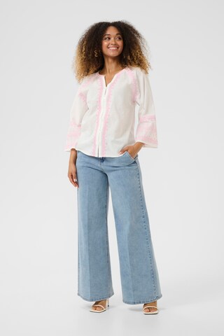 Cream Bluse 'Sara' in Weiß