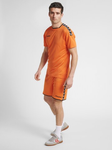 Hummel Regular Sporthose 'Poly' in Orange