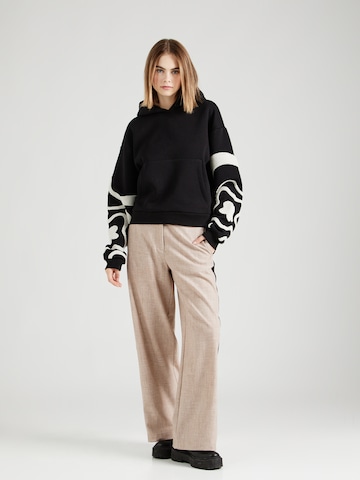 florence by mills exclusive for ABOUT YOU Wide leg Trousers 'Haystack' in Beige