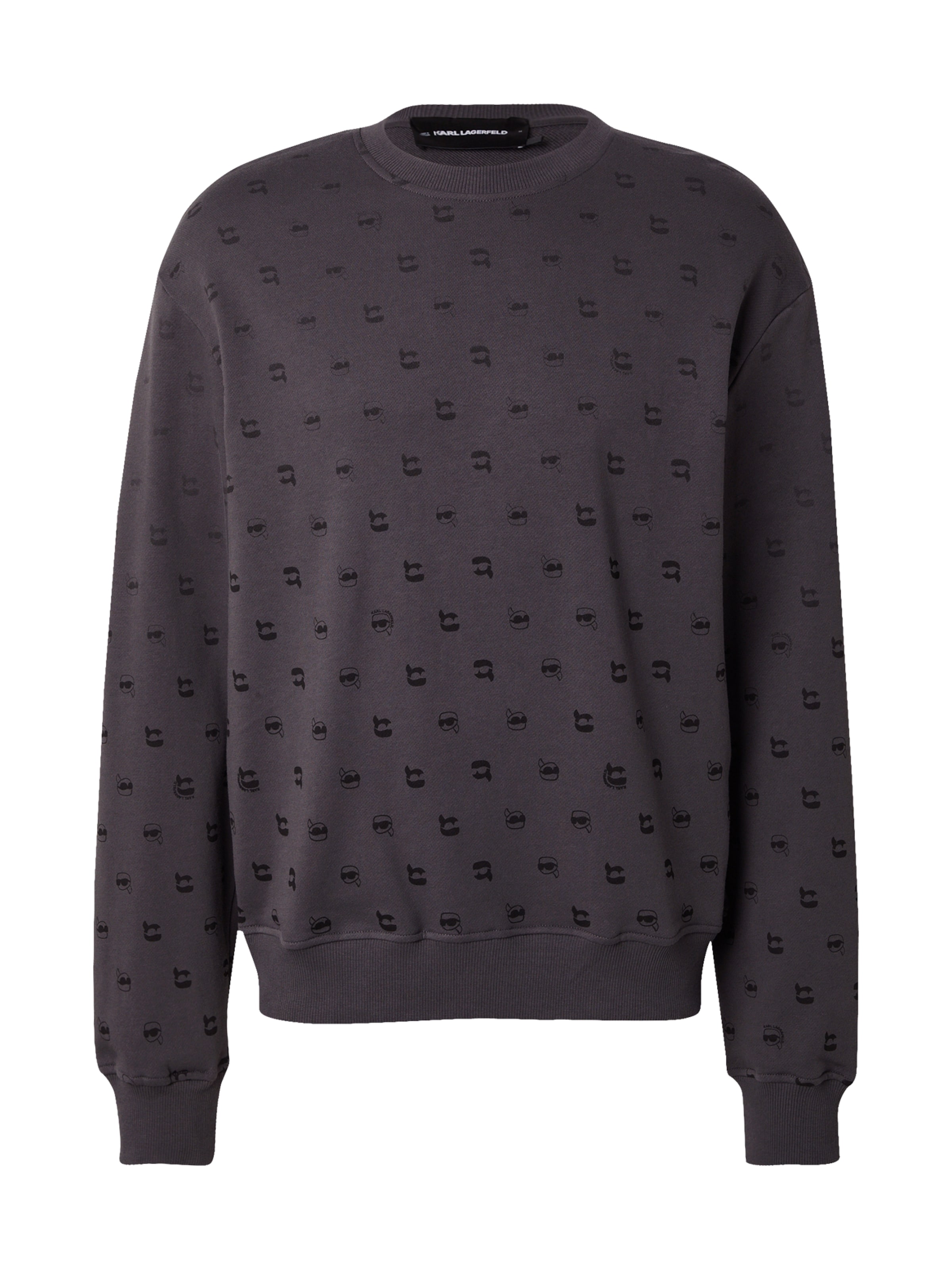 Karl Lagerfeld Μπλούζα φούτερ &#x27;Ikon&#x27; σε γκρι: μπροστά