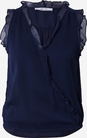 ABOUT YOU Blouse 'Darja' in Blue: front