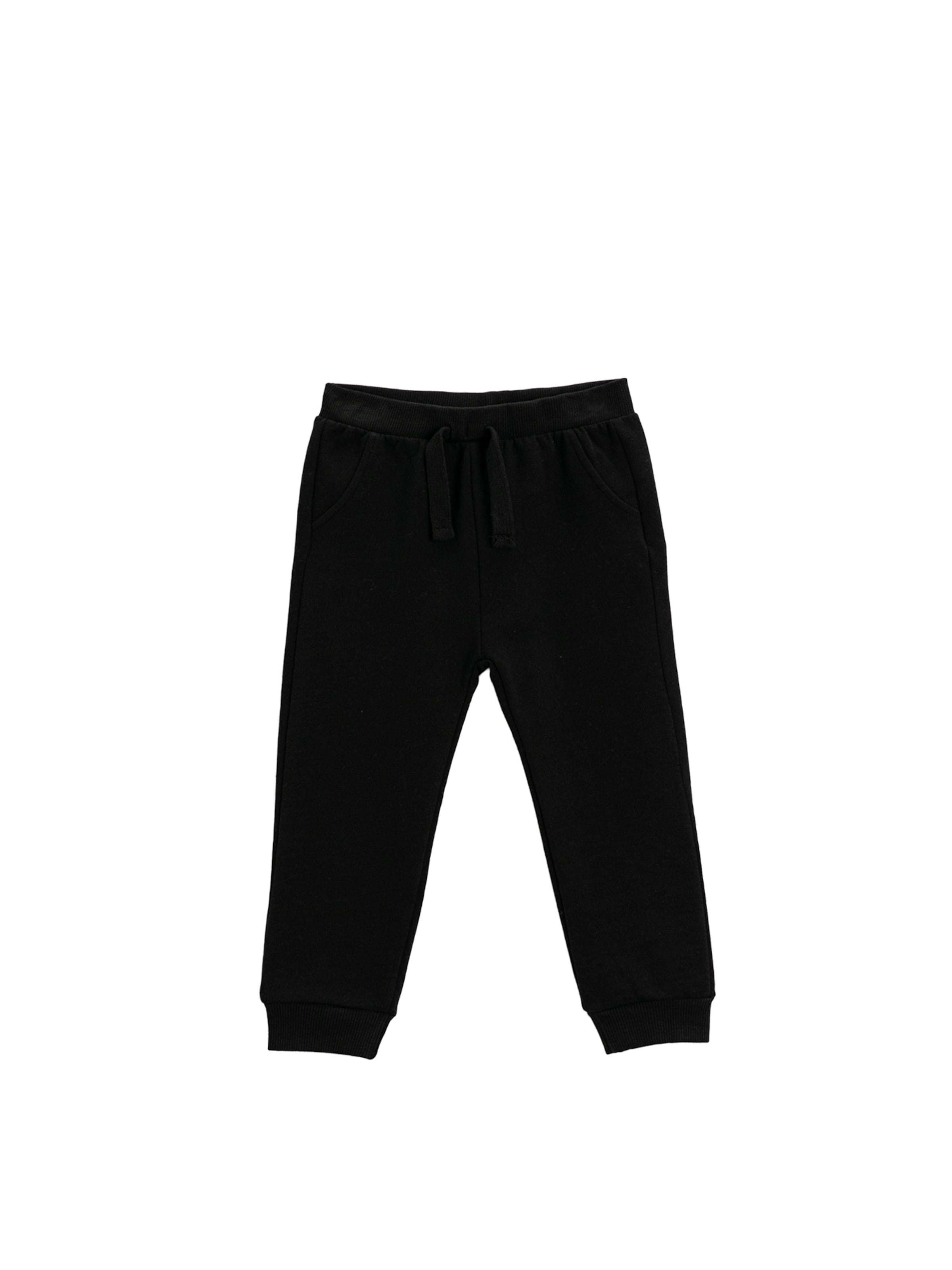 Koton Tapered Broek in Zwart: voorkant