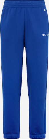 Effilé Pantalon de sport Champion Authentic Athletic Apparel en bleu : devant