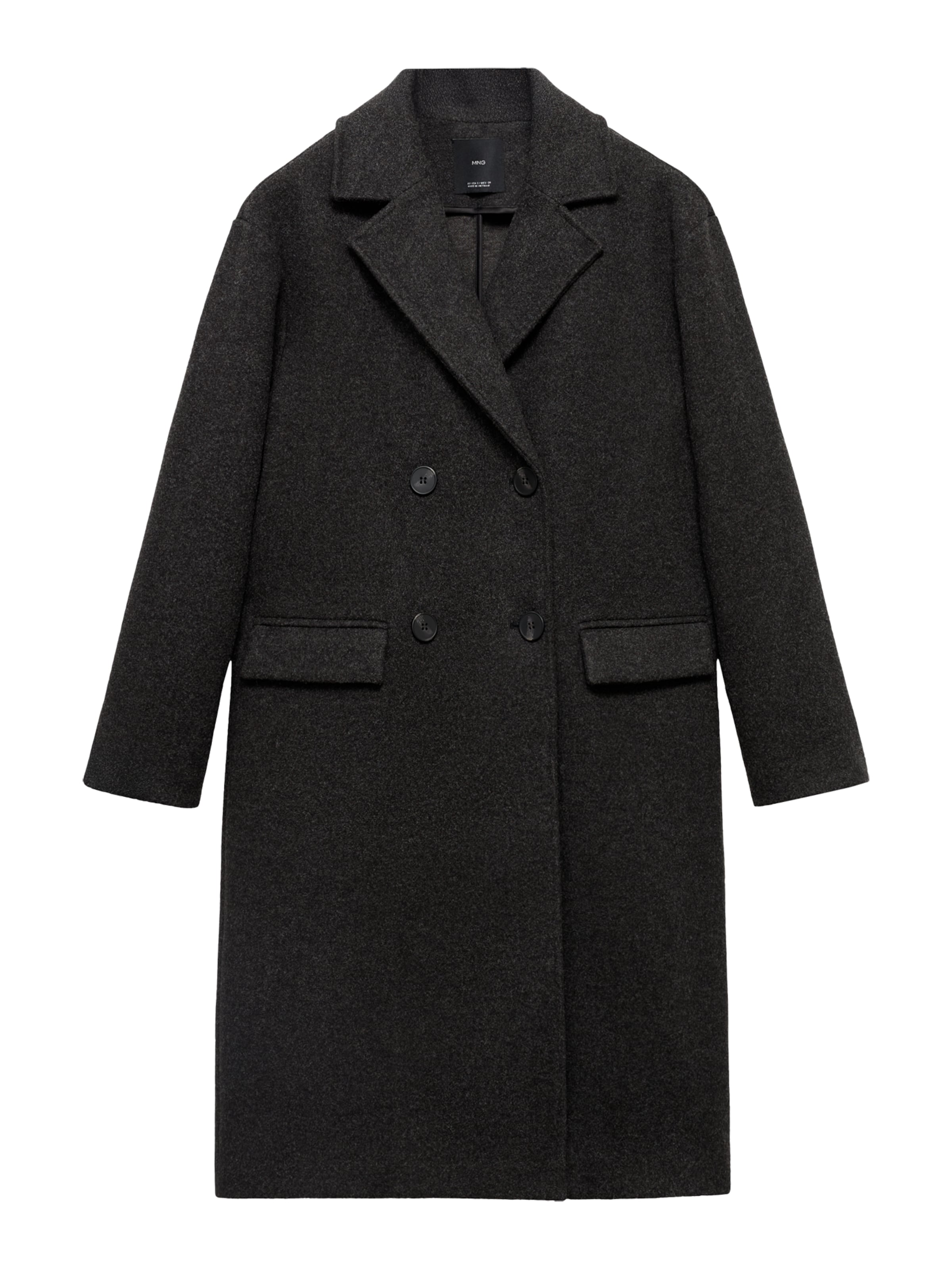 MANGO Płaszcz przejściowy 'Tabisa' w kolorze szary: przód