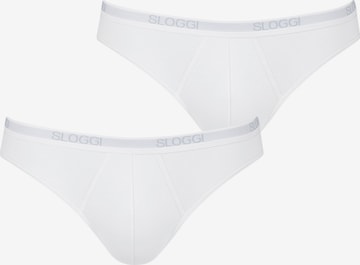 Slip ' Basic ' SLOGGI en blanc : devant