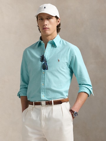 Polo Ralph Lauren Tavaline suurus Triiksärk, värv sinine: eest vaates