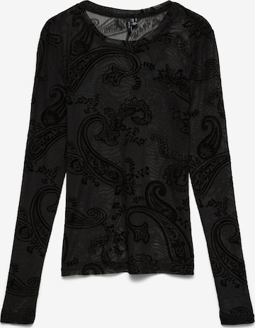 VERO MODA Shirt 'VMLova' in Zwart: voorkant