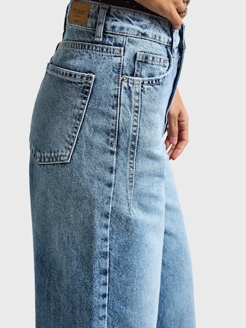 IT'S BASIC Wide leg Jeans 'Olea Wide High Rise Jeans' in Blue
