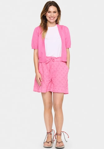 SAINT TROPEZ Knit cardigan 'Mila' in Pink