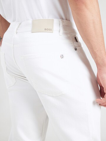 BOSS tavaline Teksapüksid 'RE.MAINE', värv valge