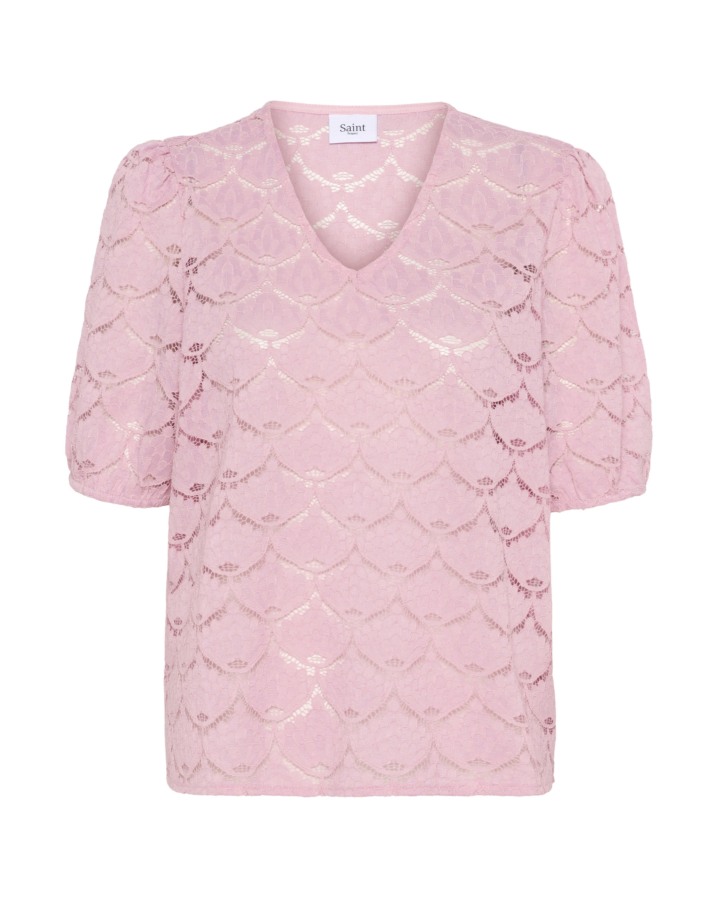 SAINT TROPEZ Bluse in Pink: Vorderseite