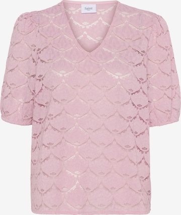 SAINT TROPEZ Bluse in Pink: Vorderseite