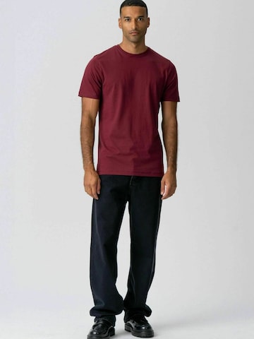 TEESHOPPEN - Regular Fit Camisa ' Organic Basic ' em vermelho