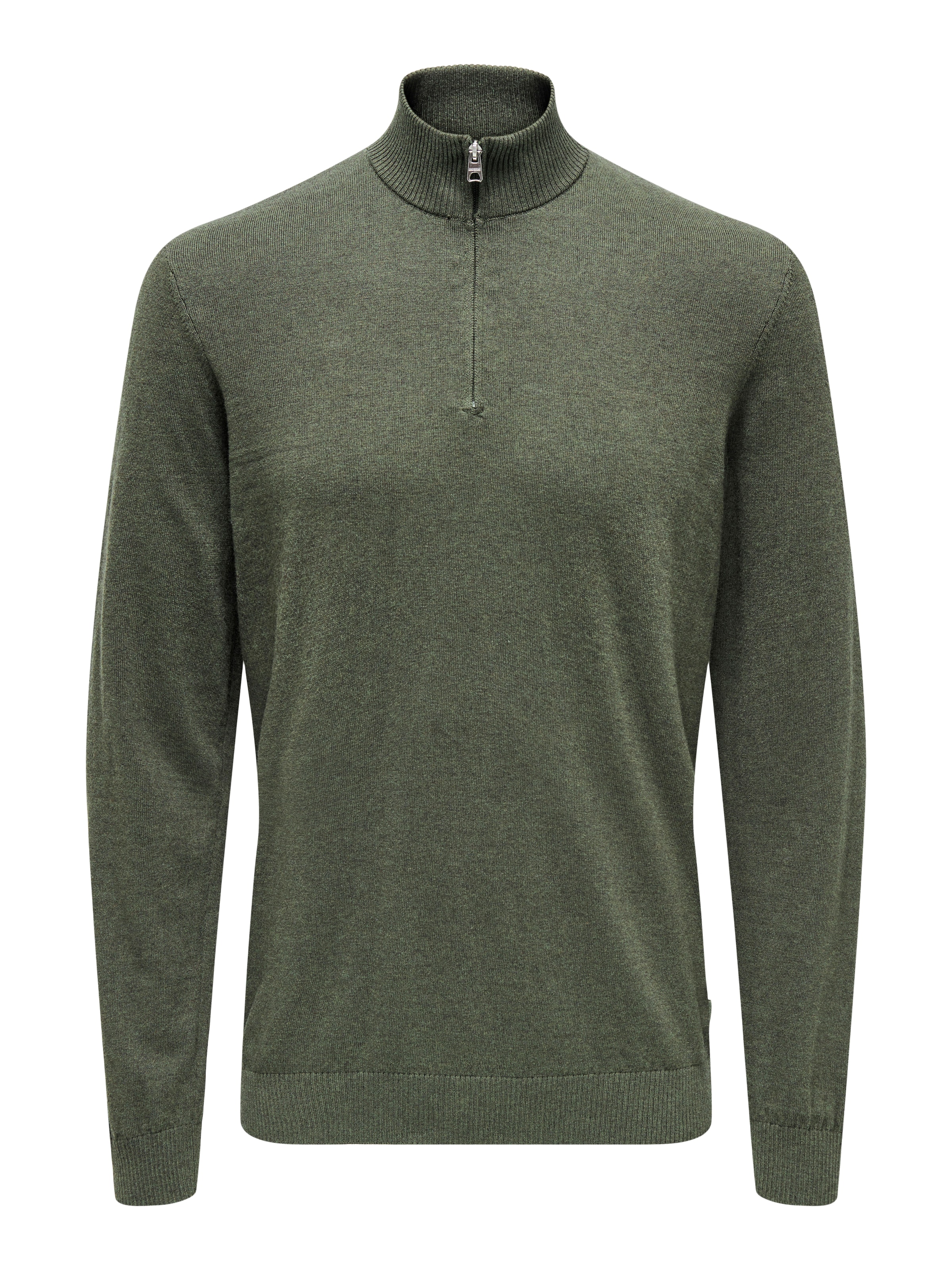 Only & Sons Пуловер 'ONSLoui' в сиво: отпред