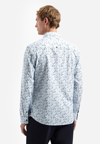 No Excess Regular fit Overhemd in Blauw