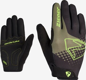 ZIENER Athletic Gloves 'COLO' in Green: front