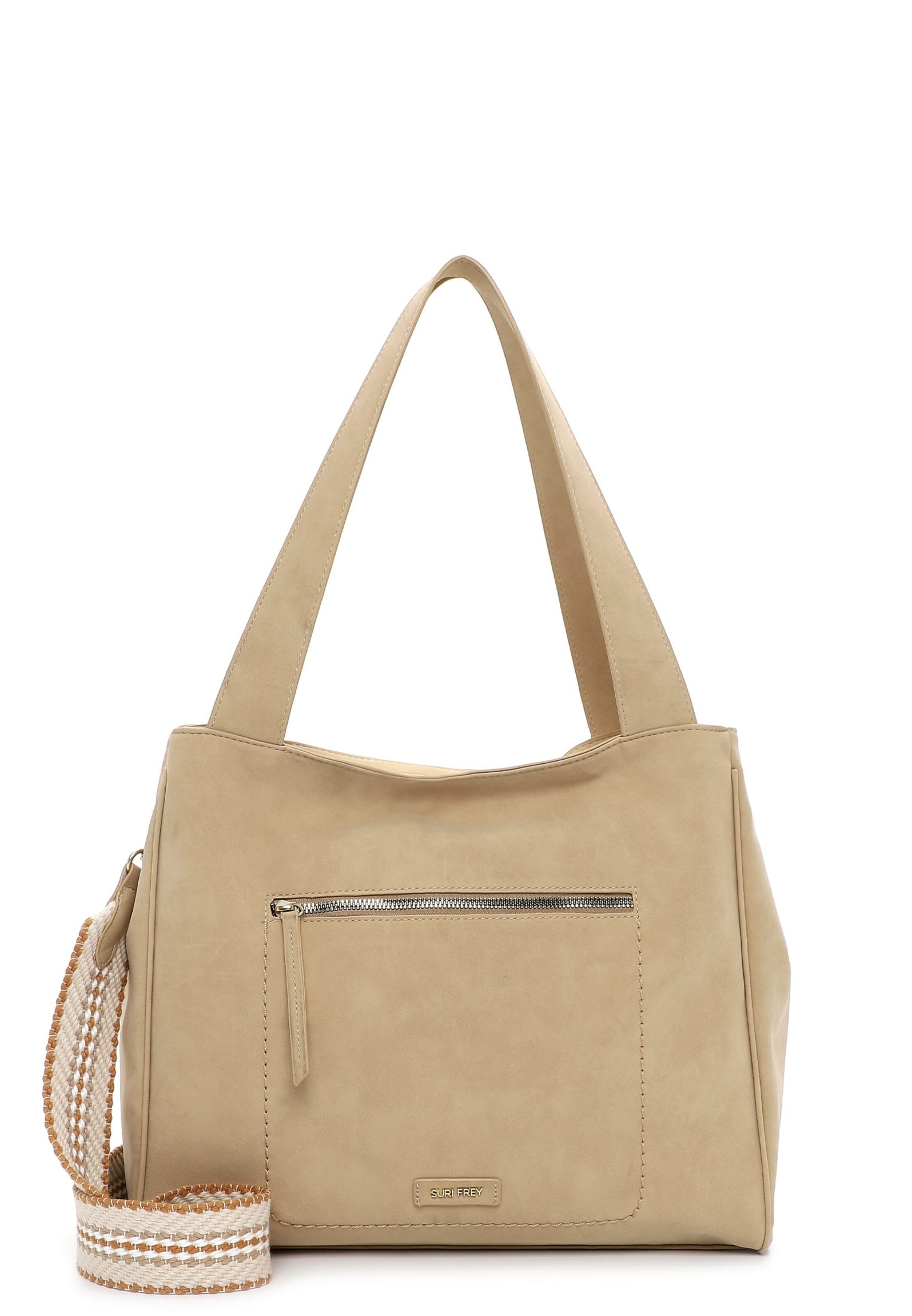 Cabas 'Christy' Suri Frey en beige : devant