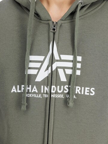 žalia ALPHA INDUSTRIES Džemperis