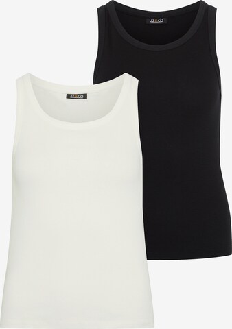 JZ&CO Top in Black: front