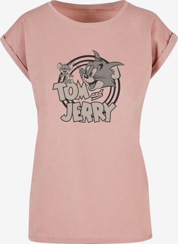 T-shirt 'Tom And Jerry' ABSOLUTE CULT en rose : devant