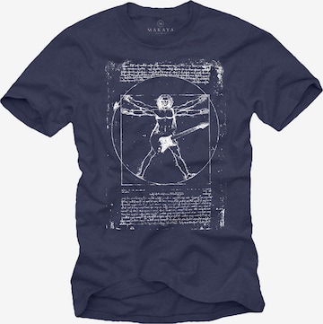 MAKAYA Shirt in Blue: front