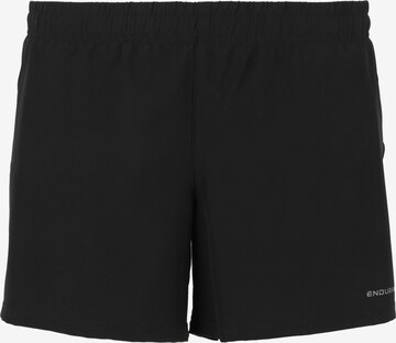 ENDURANCE Regular Workout Pants 'Potis' in Black: front