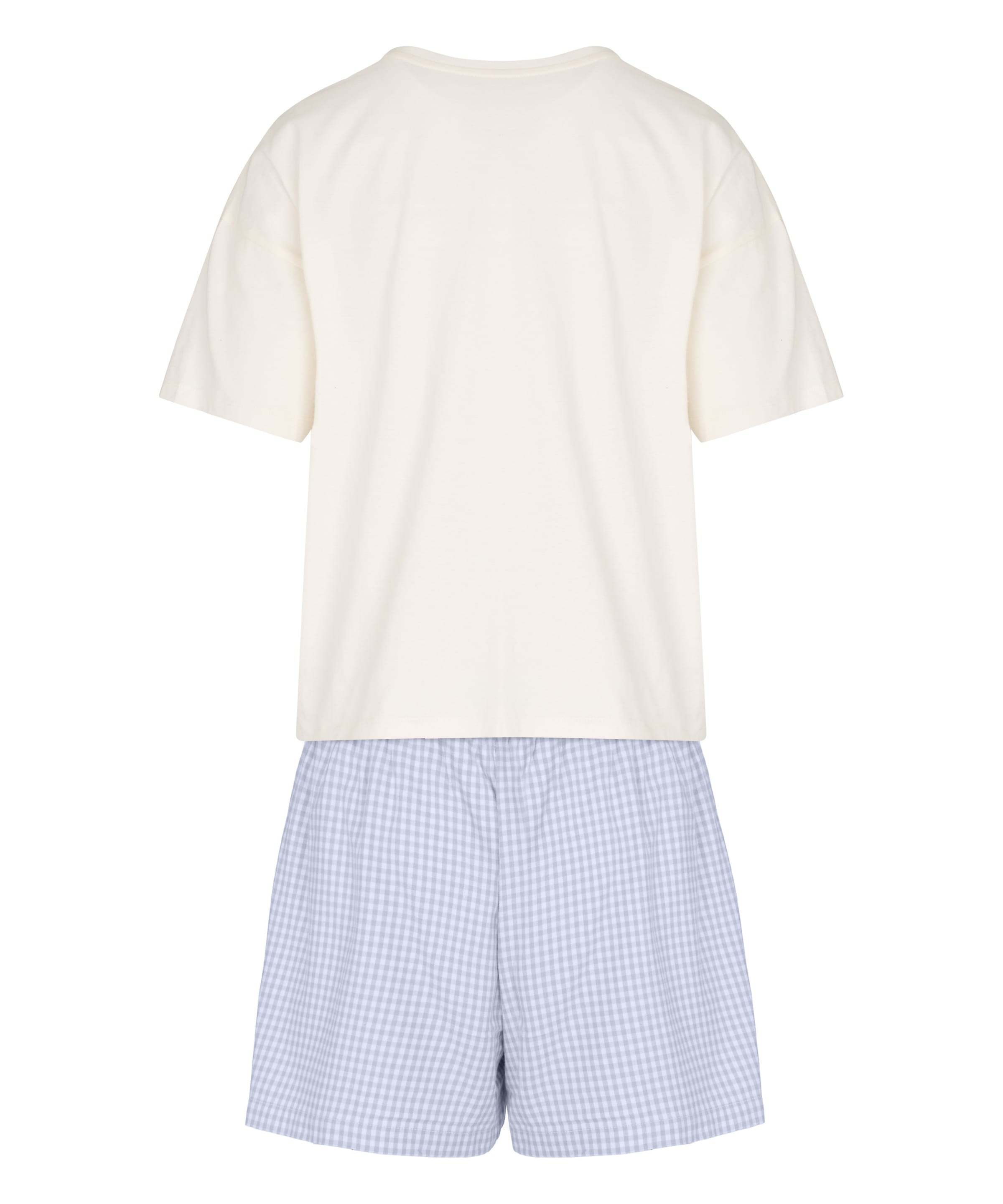 Hunkemöller Korte pyjama in Wit