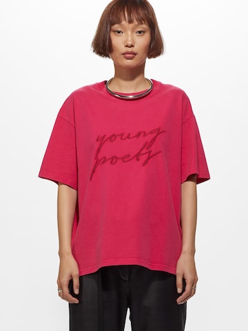 Young Poets T-Shirt 'Pria' (OCS) in Pink: predná strana